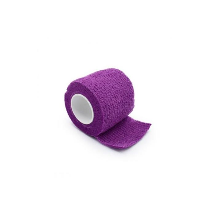 Venda Cohesiva Elástica 5 cm x 4.5 m Morada - Para Deportistas y Veterinaria