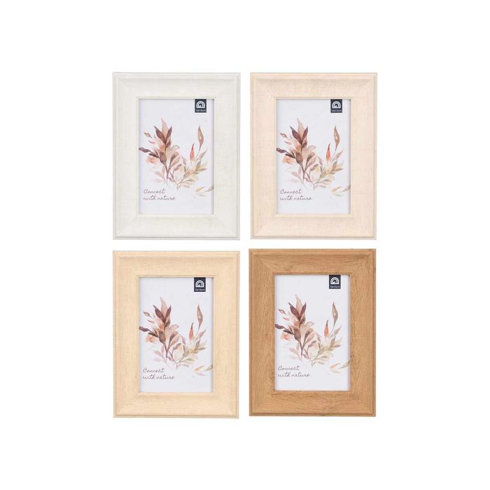 Portafotos Curva Giftdecor 10x15 cm - Madera MDF y Vidrio, Colores Surtidos (24 Unidades) 1