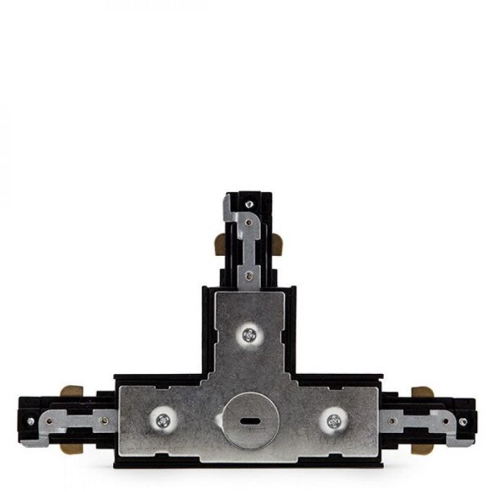 Conector T Carril Bifásico Negro 2 Conector T Carril Bifásico Negro 2