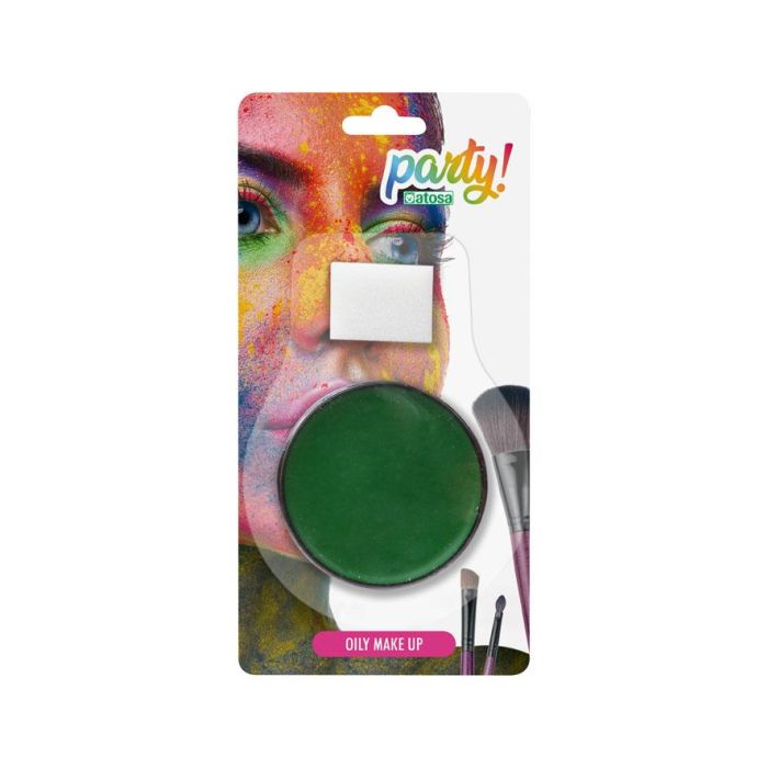 Maquillaje Cera Pintura Facial Color Verde