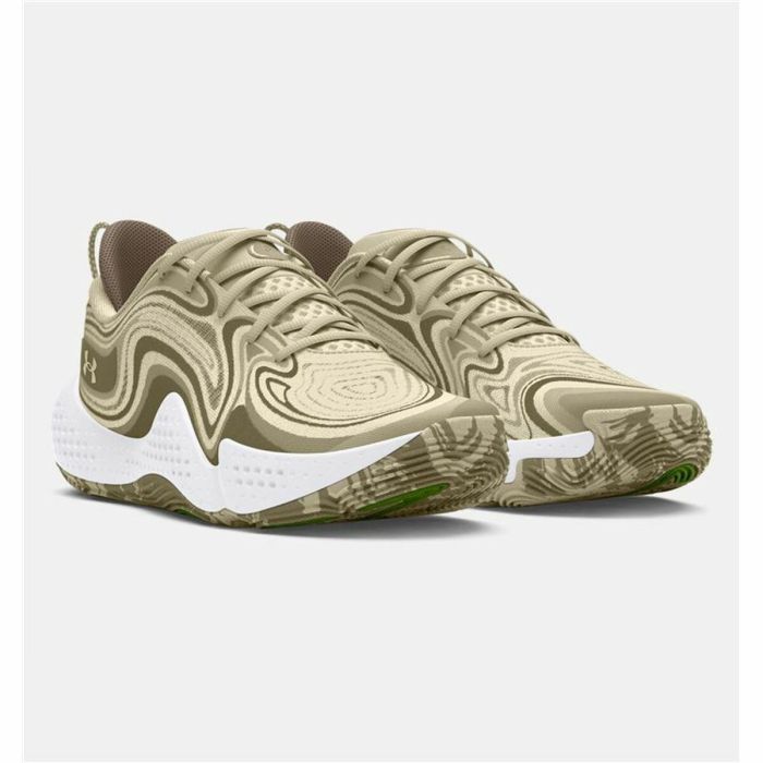 Zapatillas de Baloncesto para Adultos Under Armour Spawn 6 Camo Oliva Marrón claro 1