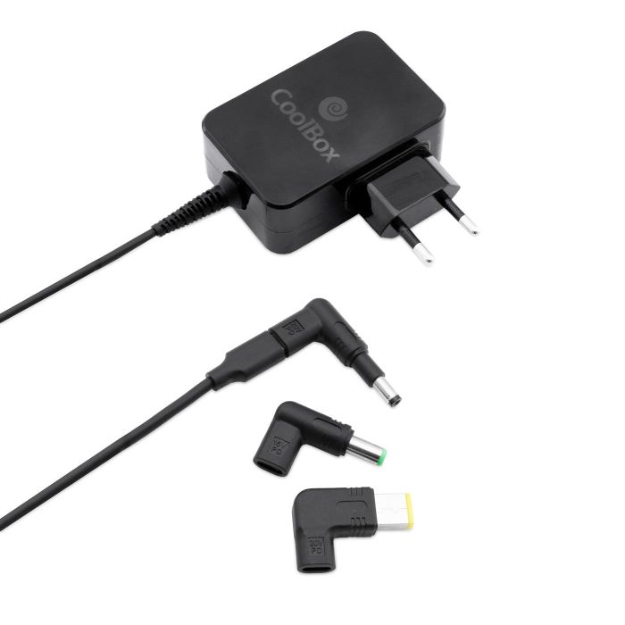 COOLBOX CARGADOR UNIVERSAL PORTATILES 65W USB-C +14 PUNTAS 1 COOLBOX CARGADOR UNIVERSAL PORTATILES 65W USB-C +14 PUNTAS 1