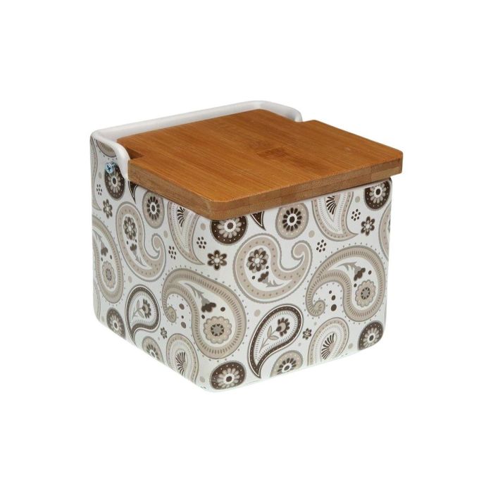 Salero con Tapa Versa Glob Cerámica 12,2 x 11,5 x 12,2 cm 1 Salero con Tapa Versa Glob Cerámica 12,2 x 11,5 x 12,2 cm 1