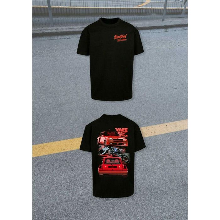 Radikal Revolution RKNFA102M Camiseta Renault R5 Turbo "Nice Fat Ass" Negro Talla M - Diseño Icónico Coche Rally Homenaje 2 Radikal Revolution RKNFA102M Camiseta Renault R5 Turbo "Nice Fat Ass" Negro Talla M - Diseño Icónico Coche Rally Homenaje 2