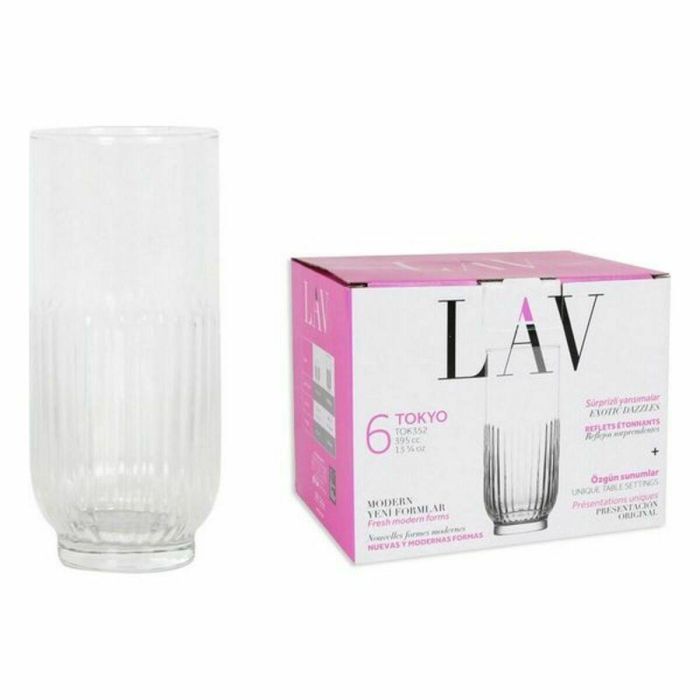 Set de Vasos LAV 144946 6 Piezas (8 Unidades) (395 ml) 1