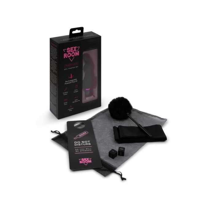 Vibrador clásico Dream Toys Sex Room Raunchy Kit Negro 3