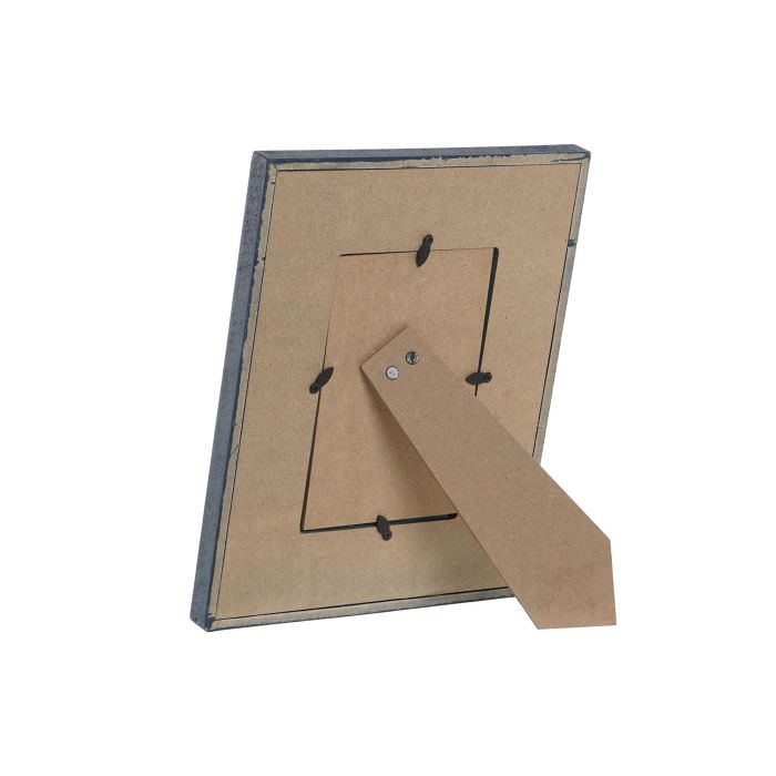 DKD Home Decor Marco de Foto 13x18 cm Atlantico Azul Marino Blanco Mdf (4 Unidades)