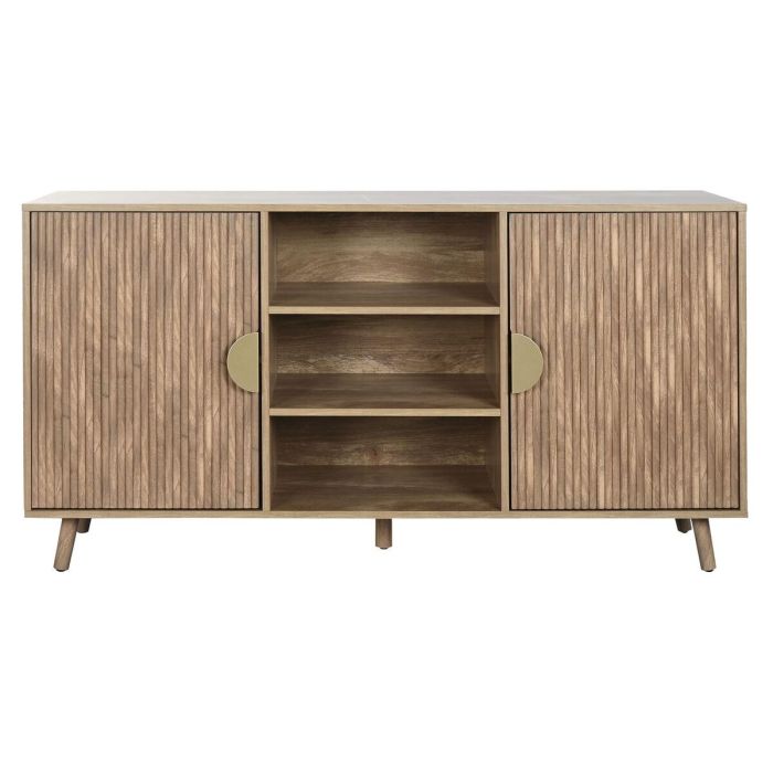 Mueble Tv Scandi DKD Home Decor Marron Dorado 40 x 74.8 x 140 cm 1 Mueble Tv Scandi DKD Home Decor Marron Dorado 40 x 74.8 x 140 cm 1