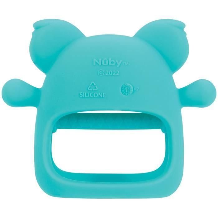 Nuby NUB0039175809422 Guantes de dentición Koala de silicona para bebé en azul 1 Nuby NUB0039175809422 Guantes de dentición Koala de silicona para bebé en azul 1