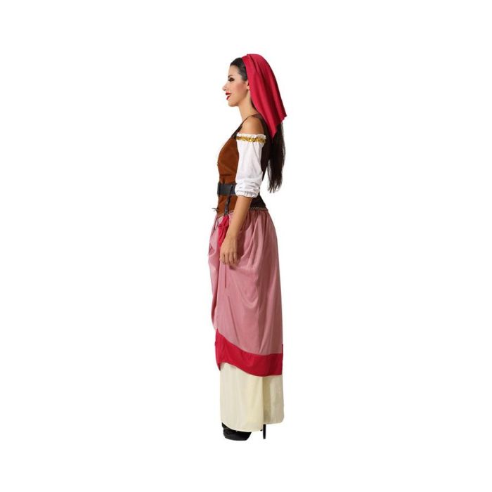 Disfraz Mesonera Mujer Adulto Rojo XXL 1
