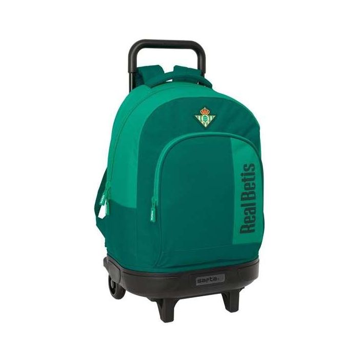 Mochila Safta Grande Con Ruedas Compact Extraible Resistente Al Agua Real Betis 450x330x220 mm Mochila Safta Grande Con Ruedas Compact Extraible Resistente Al Agua Real Betis 450x330x220 mm