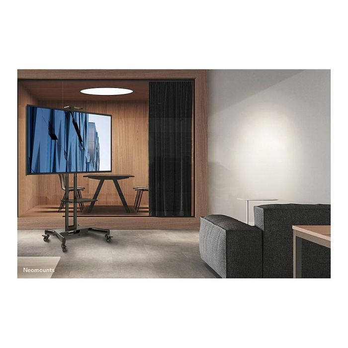 Neomounts NM-M1700BLACK Carrito para Pantallas de 32-75", 50 kg, Altura Ajustable 104-154 cm, VESA 200x200-600x400, Negro 3
