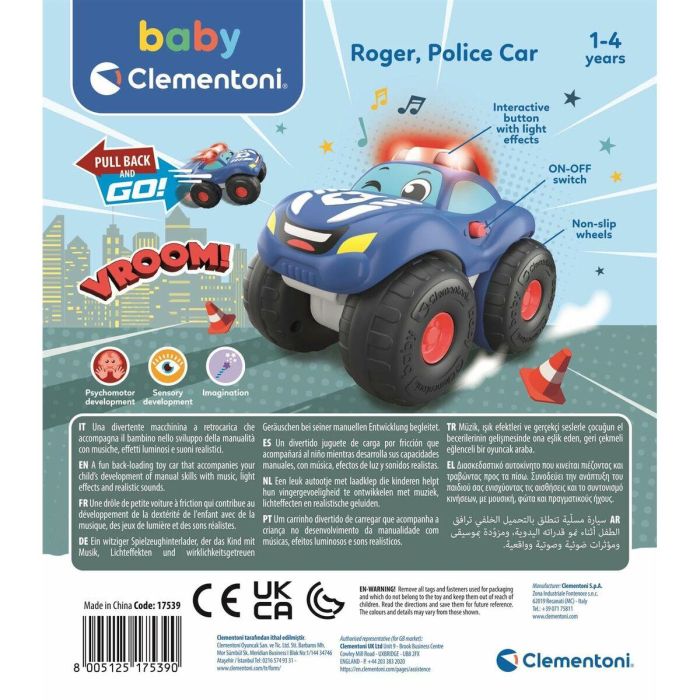 Clementoni Mi coche de policía interactivo - CLE8005125175390 10