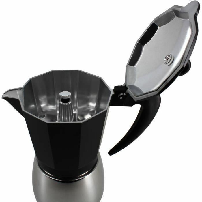 Cafetera italiana - MENASTYL - 3935071 - Aluminio - 9 tazas - Todo tipo de fuegos, incluida inducción 4 Cafetera italiana - MENASTYL - 3935071 - Aluminio - 9 tazas - Todo tipo de fuegos, incluida inducción 4