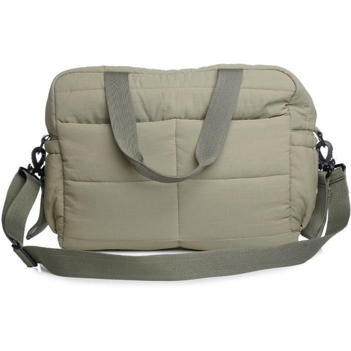 Thermobaby THE3023191937181 Bolso cambiador PLUMEA Verde cactus 1
