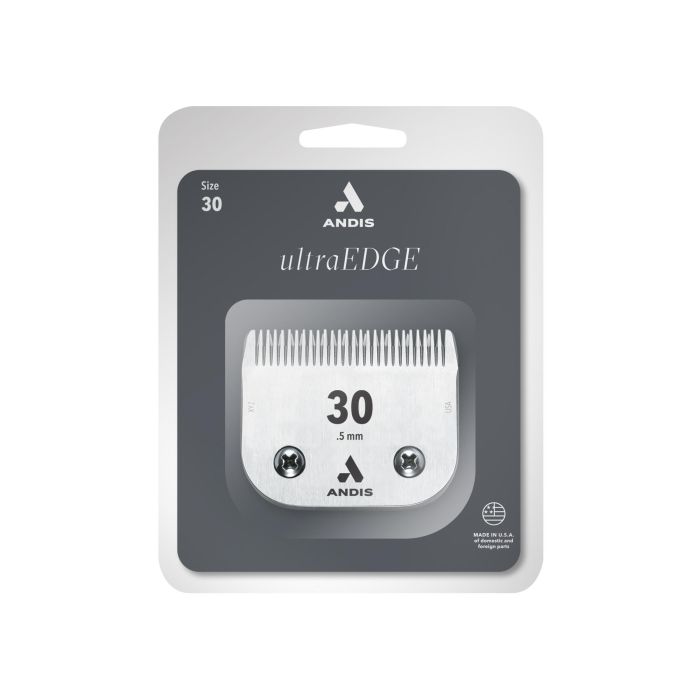 Andis S-30 Cuchilla UltraEdge Acero Carbonizado 0.5 mm - Afilado Duradero, Endurecimiento Exclusivo y Cromado Anticorrosión 0 Andis S-30 Cuchilla UltraEdge Acero Carbonizado 0.5 mm - Afilado Duradero, Endurecimiento Exclusivo y Cromado Anticorrosión 0