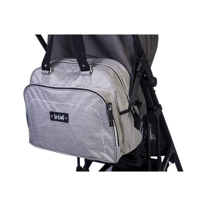 BABY ON BOARD Bolso cambiador SIMPLY Sushi - gris / negro 4 BABY ON BOARD Bolso cambiador SIMPLY Sushi - gris / negro 4