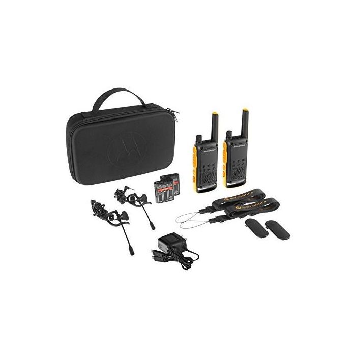 Motorola T82 Extreme Talkabout Twin Pack, radio PMR, 16 canales, 10 km de alcance, IPX4, NiMH 5 Motorola T82 Extreme Talkabout Twin Pack, radio PMR, 16 canales, 10 km de alcance, IPX4, NiMH 5