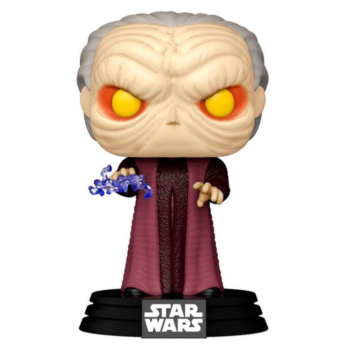 Funko Pop 80773 Star Wars: Emperador Palpatine - Figura Coleccionable de Vinilo lanzando rayos de la Fuerza 9,9 cm 1 Funko Pop 80773 Star Wars: Emperador Palpatine - Figura Coleccionable de Vinilo lanzando rayos de la Fuerza 9,9 cm 1
