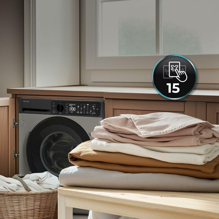 Lavadora Cecotec Bolero DressCode 750 BI Inverter Steel A 1200 rpm 7 kg 2 Lavadora Cecotec Bolero DressCode 750 BI Inverter Steel A 1200 rpm 7 kg 2