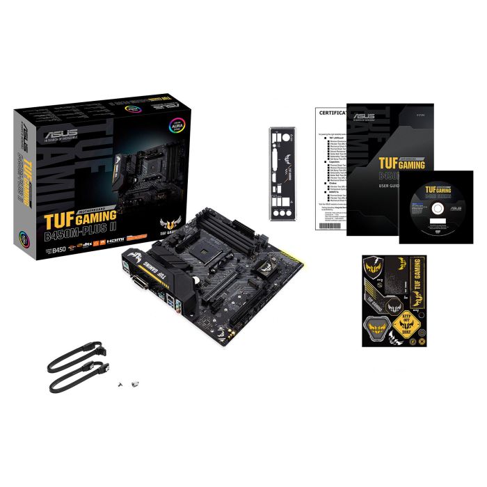 Asus TUF Gaming B450M-Plus II Placa Base AM4 DDR4 micro ATX AUC4718017927185 1