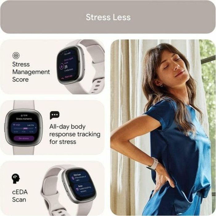 Smartwatch Google Sense 2 Blanco 1,58" 8 Smartwatch Google Sense 2 Blanco 1,58" 8
