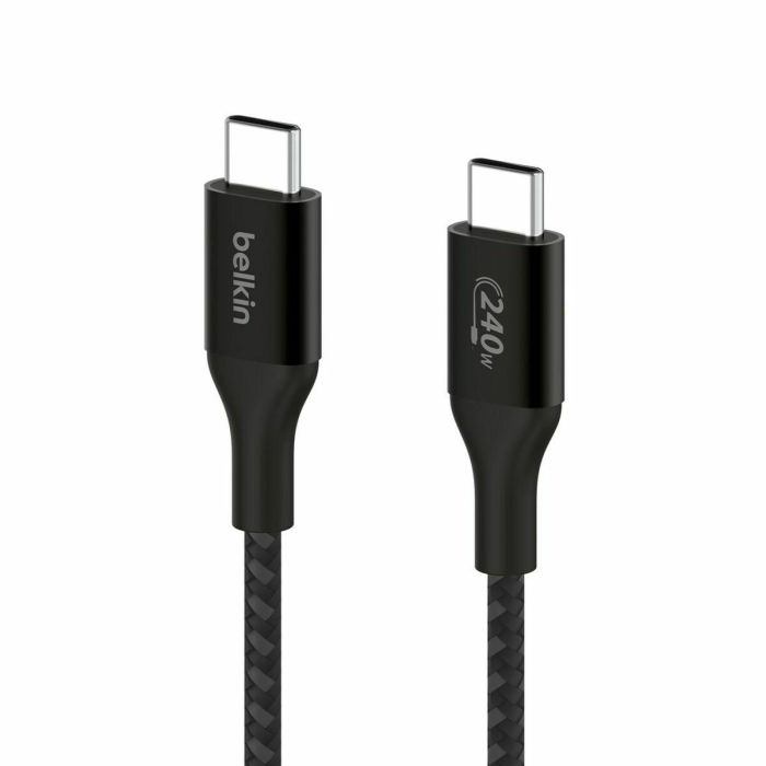 Cable USB-C a USB-C Belkin CAB015BT1MBK Negro 1 m 2