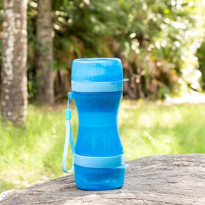Botella con Depósito de Agua y Comida para Mascotas 2 en 1 Pettap InnovaGoods 11 Botella con Depósito de Agua y Comida para Mascotas 2 en 1 Pettap InnovaGoods 11