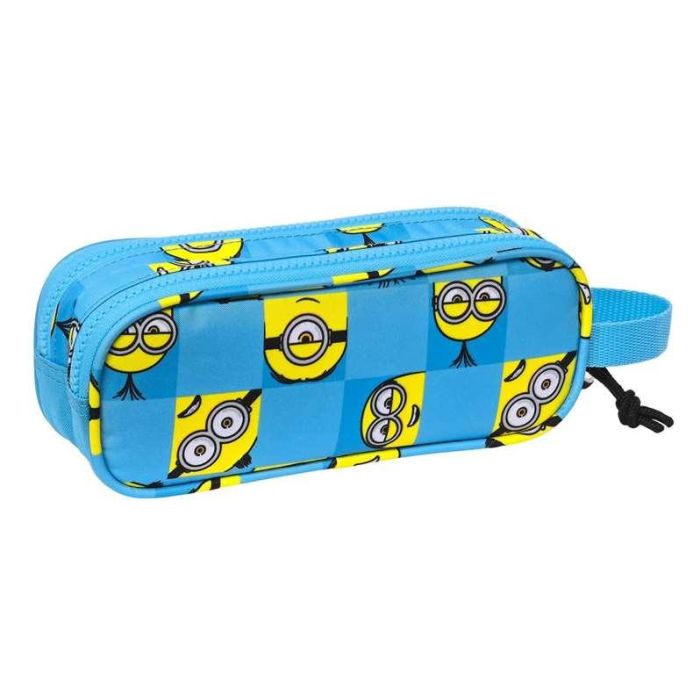 Bolso Escolar Safta Portatodo Minions Minionstatic Doble 210x60x80 mm 1 Bolso Escolar Safta Portatodo Minions Minionstatic Doble 210x60x80 mm 1