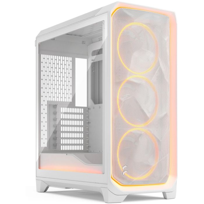 Fractal Design Meshify 3 Ambience Pro RGB White TG Clear Tint - Caja Torre ATX, Blanco, Vidrio Templado, Refrigeración Avanzada, FD-C-MES3A-05 0 Fractal Design Meshify 3 Ambience Pro RGB White TG Clear Tint - Caja Torre ATX, Blanco, Vidrio Templado, Refrigeración Avanzada, FD-C-MES3A-05 0