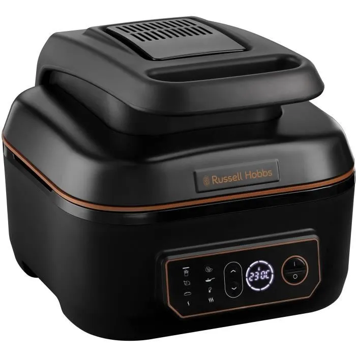 Russell Hobbs 26520-56 SatisFry Air & Grill Freidora de Aire y Robot de Cocina, Olla 5.5L, 7 Programas