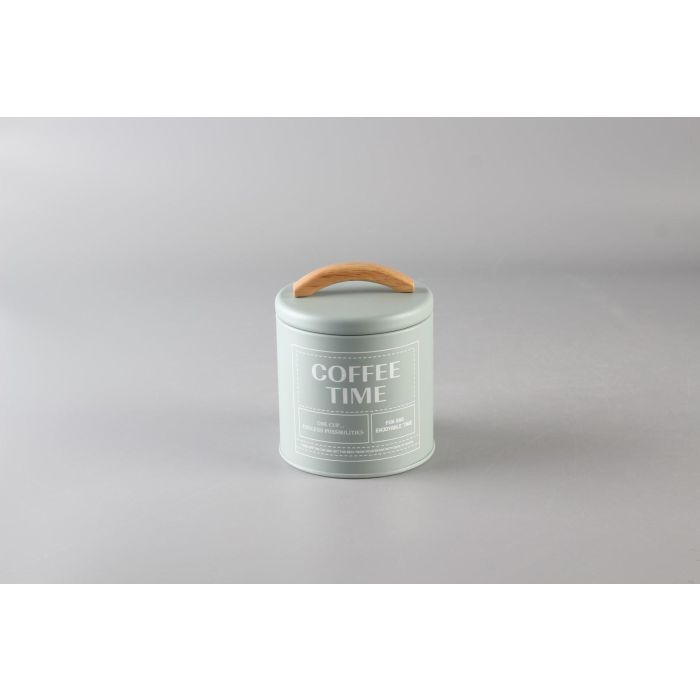 Bote Scandi DKD Home Decor Verde Menta 11.3 x 13.7 x 11.3 cm (12 Unidades) 1