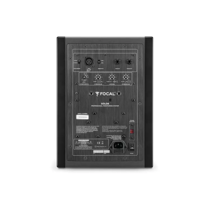 FOCAL Solo 6 Black Altavoz Monitor de Estudio Woofer 6.5" TMD, Tweeter 1.5" Berilio, 130W RMS, Respuesta Frecuencia 45Hz-40kHz, Negro 3