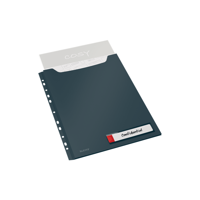 Leitz 46680089 Funda Priv. Cosy Gran Capacidad A4 Negro Polipropileno Mate 2