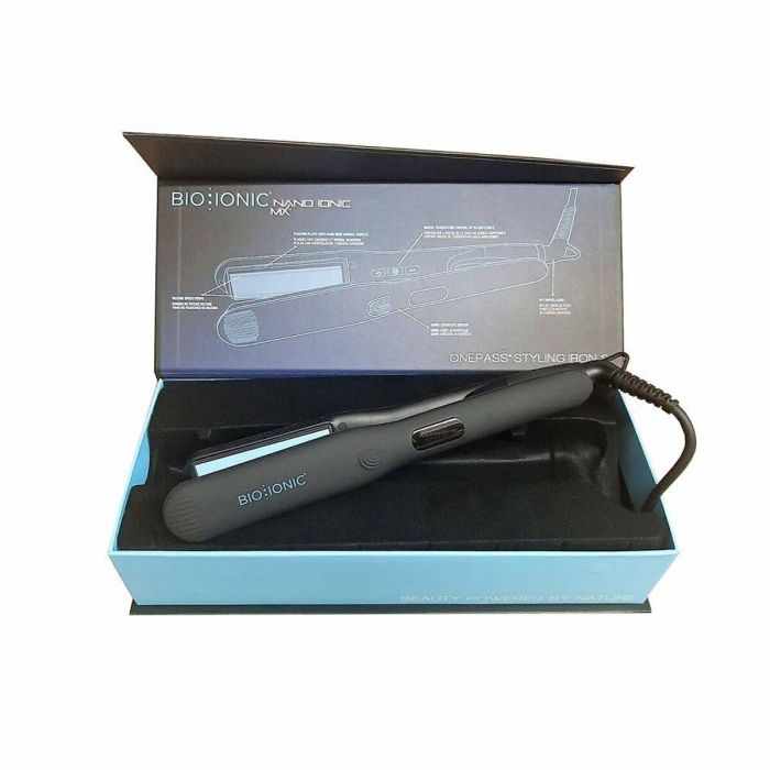 Bio Ionic Plancha de Pelo OnePass Styling Iron 1.0 con Bio Ionic Moisturizing Heat y NanoIonic Complex 5