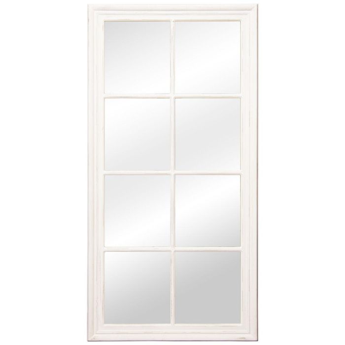 Espejo de pared Alexandra House Living Blanco Rectangular