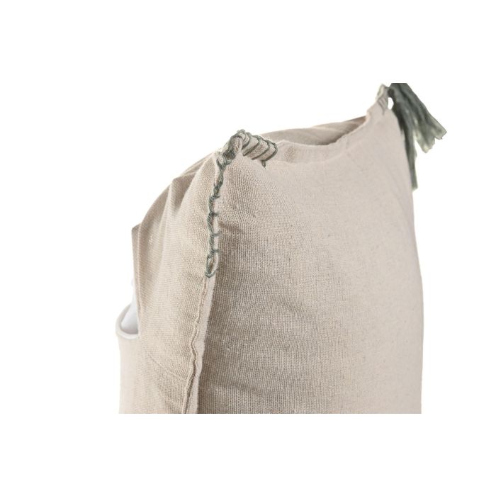 Cojin Boho DKD Home Decor Natural Verde 45 x 45 cm (2 Unidades) 1 Cojin Boho DKD Home Decor Natural Verde 45 x 45 cm (2 Unidades) 1