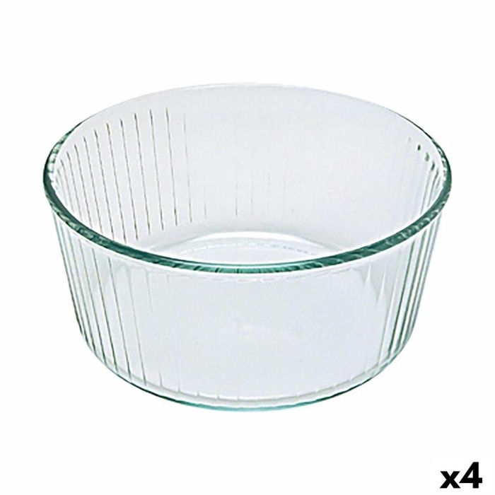 Molde para Horno Pyrex Classic Soufflé 21 x 21 x 10 cm Transparente Vidrio (4 Unidades) 0 Molde para Horno Pyrex Classic Soufflé 21 x 21 x 10 cm Transparente Vidrio (4 Unidades) 0