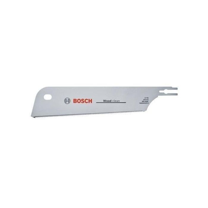 Bosch BOS4053423255539 Hoja de sierra Ryoba 250 mm para madera y plástico, dientes dobles 7-10 TPI/17 TPI, acero SK5
