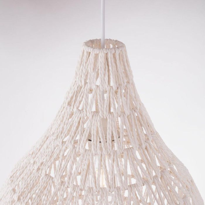 Lámpara Colgante Orsk de Cuerda Natural SKD-P80027 | Diseño Original E27 para Salón, Comedor y Restaurante 5 Lámpara Colgante Orsk de Cuerda Natural SKD-P80027 | Diseño Original E27 para Salón, Comedor y Restaurante 5