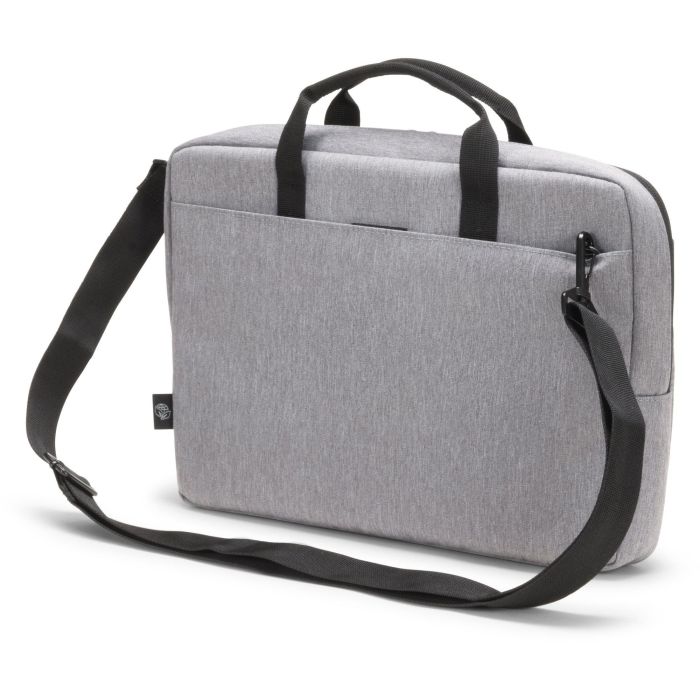 DICOTA MOTION Maletín Eco Slim Case para portátil 14-15.6" (39.6cm) Gris claro de PET reciclado con tirante hombro 1 DICOTA MOTION Maletín Eco Slim Case para portátil 14-15.6" (39.6cm) Gris claro de PET reciclado con tirante hombro 1