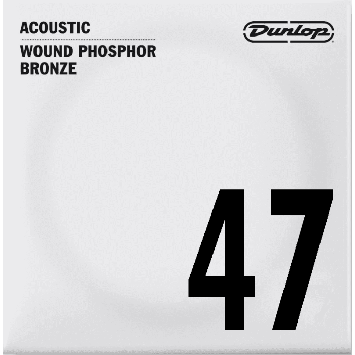 Cuerda Acústica Dunlop 92/8 Phosphor Bronze .047 0 Cuerda Acústica Dunlop 92/8 Phosphor Bronze .047 0