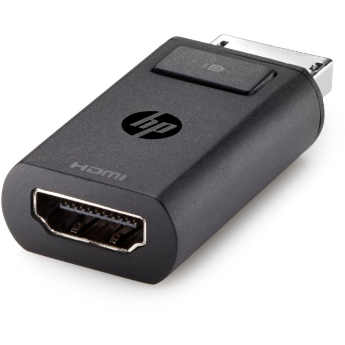 HP Adaptador DisplayPort a HDMI 1.4 Macho a Hembra, Cable de Video Negro para Monitores y Proyectores 1