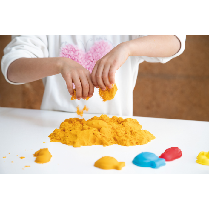 Milán Arena Cinética Magic Sand Kit con Moldes para Niños y Niñas a partir de 18 Meses, Nunca se Seca, 453g 5
