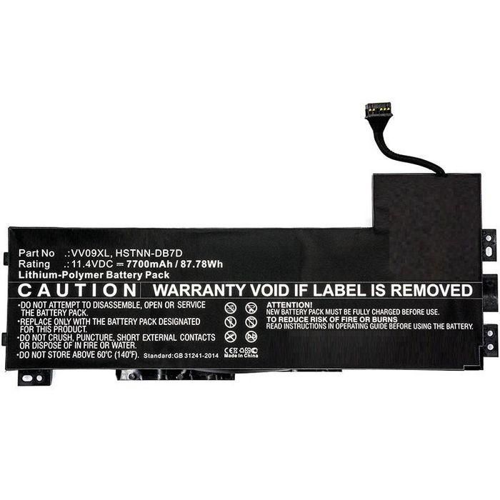 CoreParts Laptop Battery for HP 82Wh Li-Pol 11.4V 7200mAh Black, ZBook 15 G3, ZBook 17 G3 CoreParts Laptop Battery for HP 82Wh Li-Pol 11.4V 7200mAh Black, ZBook 15 G3, ZBook 17 G3
