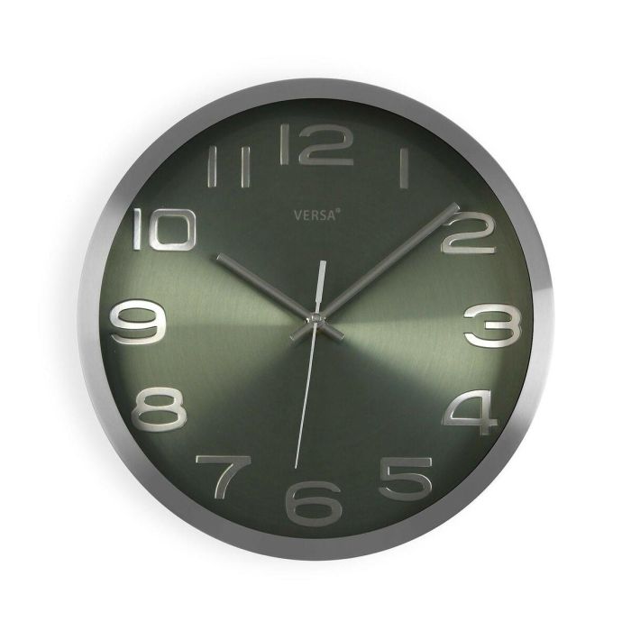 Reloj de Pared Versa Plateado Aluminio (4 x 30 x 30 cm) 0 Reloj de Pared Versa Plateado Aluminio (4 x 30 x 30 cm) 0