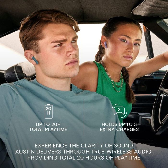 Urbanista Austin Auriculares Inalámbricos True Wireless - 20 Horas de Autonomía Total, Resistentes a Salpicaduras IPX4, Bluetooth 5.3 13