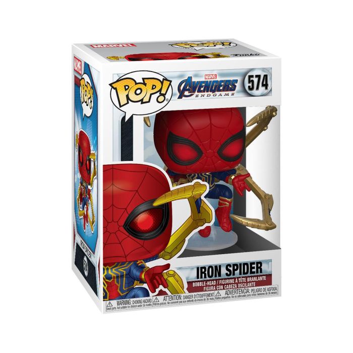 Funko POP! Marvel Vengadores Endgame Iron Spider con Nano Gauntlet Figura Vinilo 9cm 14 Funko POP! Marvel Vengadores Endgame Iron Spider con Nano Gauntlet Figura Vinilo 9cm 14