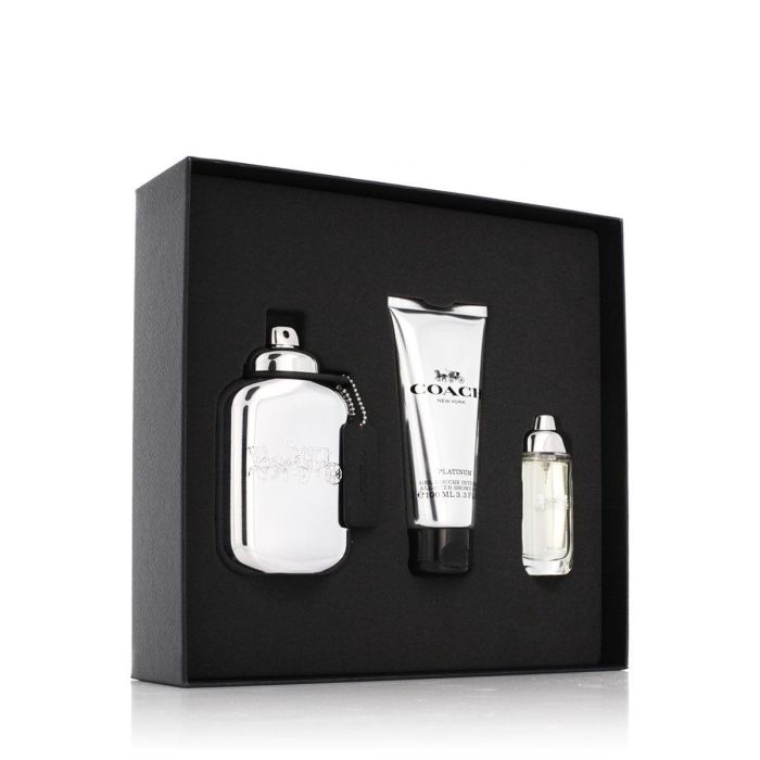 Set de Perfume Hombre Coach 3 Piezas Platinum 1 Set de Perfume Hombre Coach 3 Piezas Platinum 1