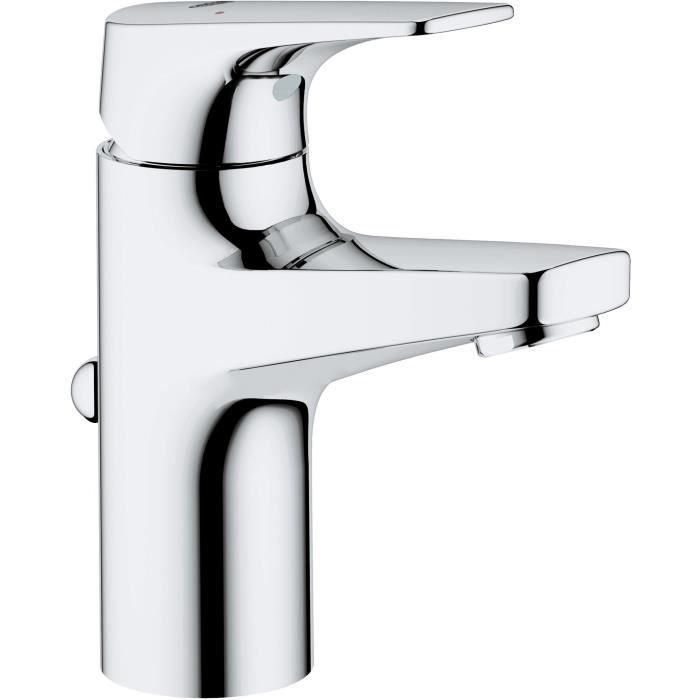 Grifo de baño - GROHE Start Flow - Mezclador monomando - Talla S - Cromo - Ahorro de agua - 23809000